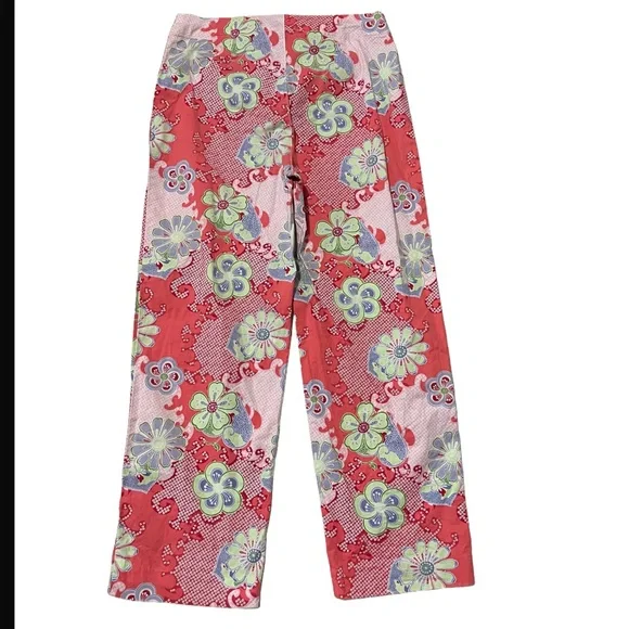 Mossimo Capris Funky Floral Sz 6 - Picture 2 of 3